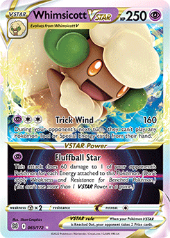 Whimsicott VSTAR - 065/189 - Pokémon TCG - Near Mint - EN
