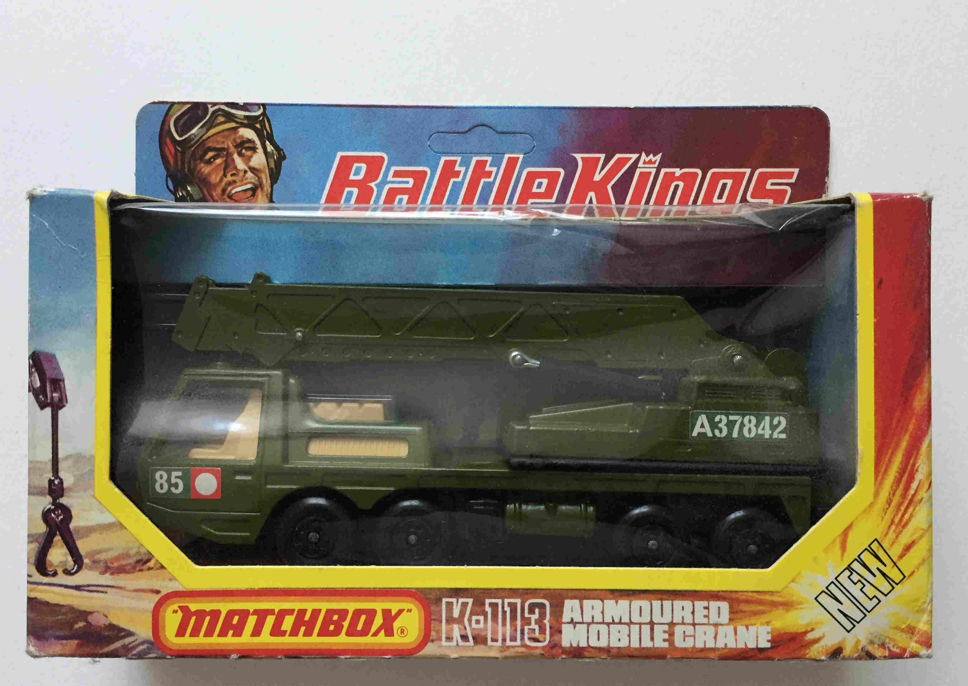 Matchbox Battle Kings Armoured Mobile Crane K113 1974