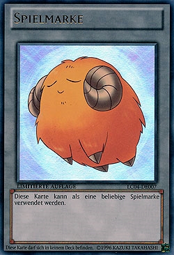Sündenbock (Orange) Spielmarke - Yu-Gi-Oh!