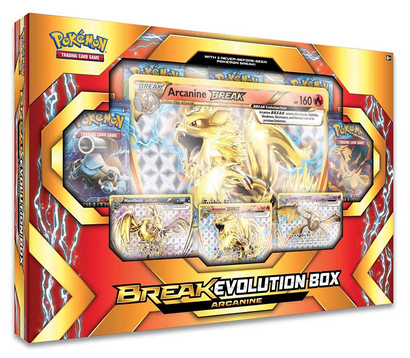 Pokémon Arcanine BREAK Evolution Box