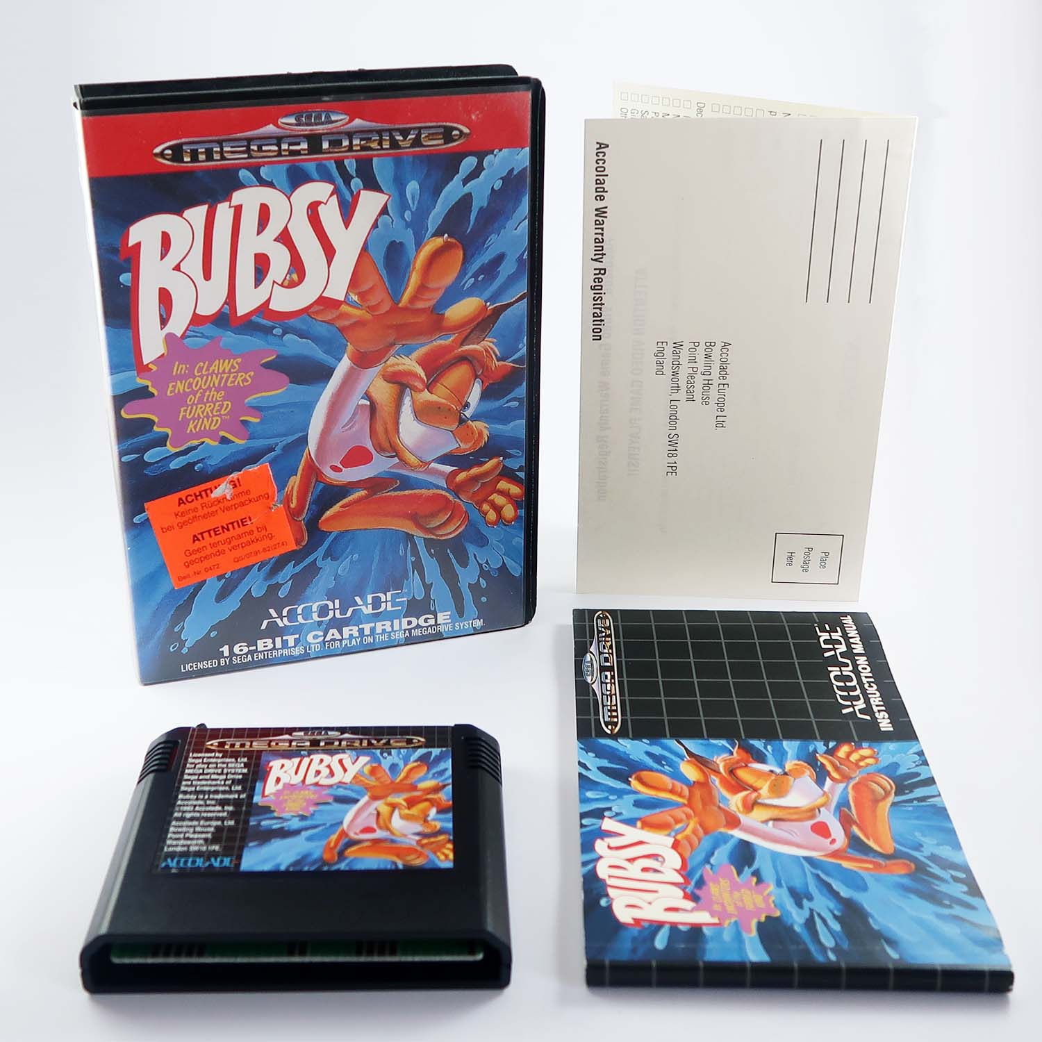 Bubsy - SEGA Mega Drive
