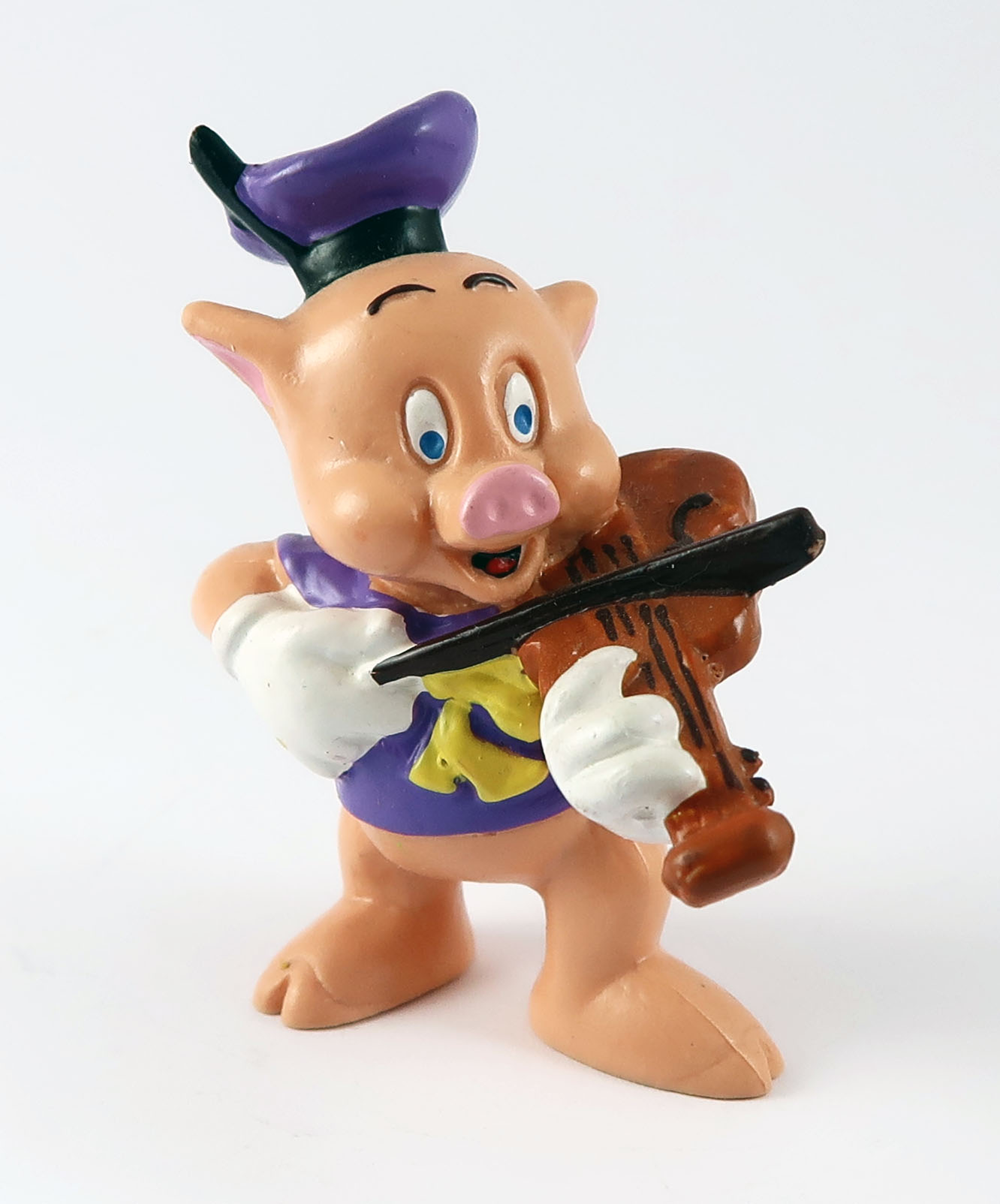 Schweinchen mit Geige PVC Figur