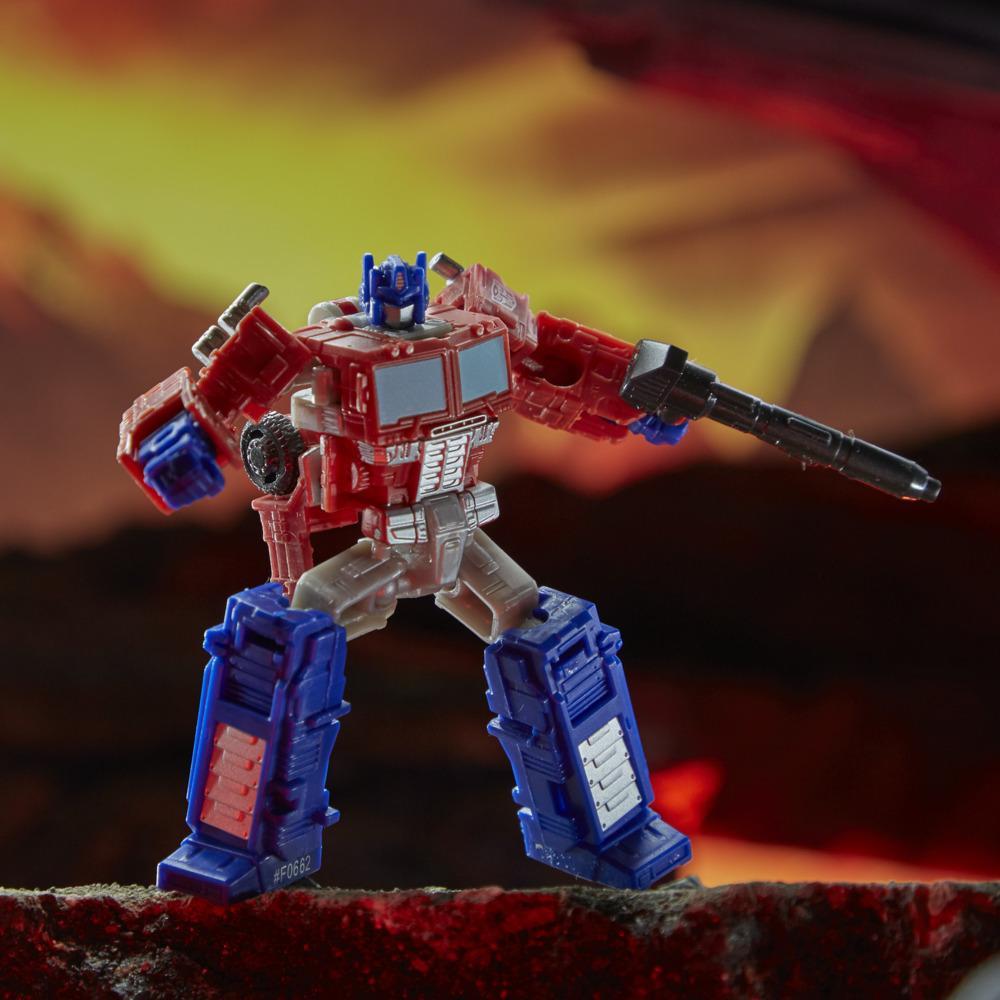 Optimus Prime Transformers Generations War for Cybertron: Kingdom Core-Klasse WFC-K1 Action-Figur
