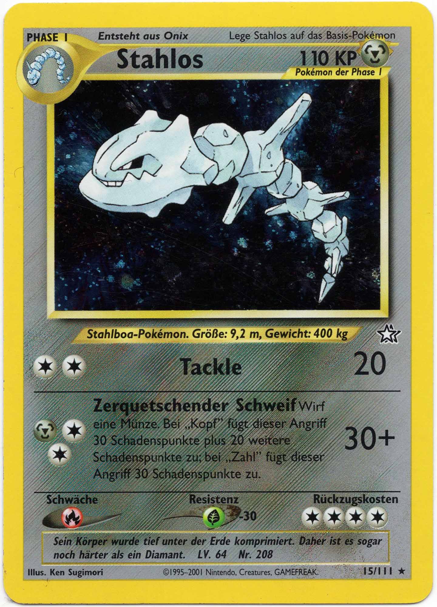 Stahlos - 15/111 - Pokémon TCG (Lightly Played)