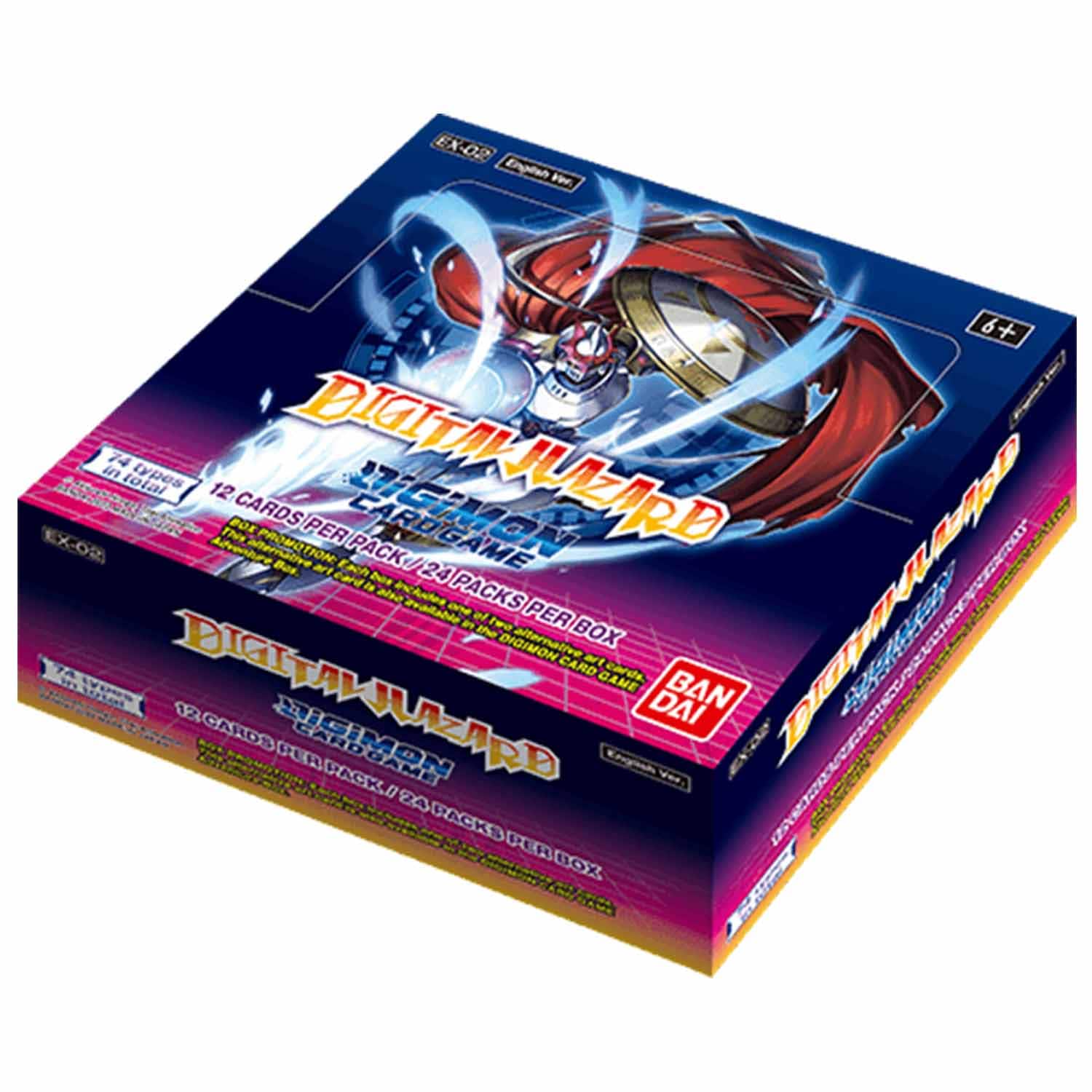 Digital Hazard EX02 Booster Display - Digimon Card Game - EN