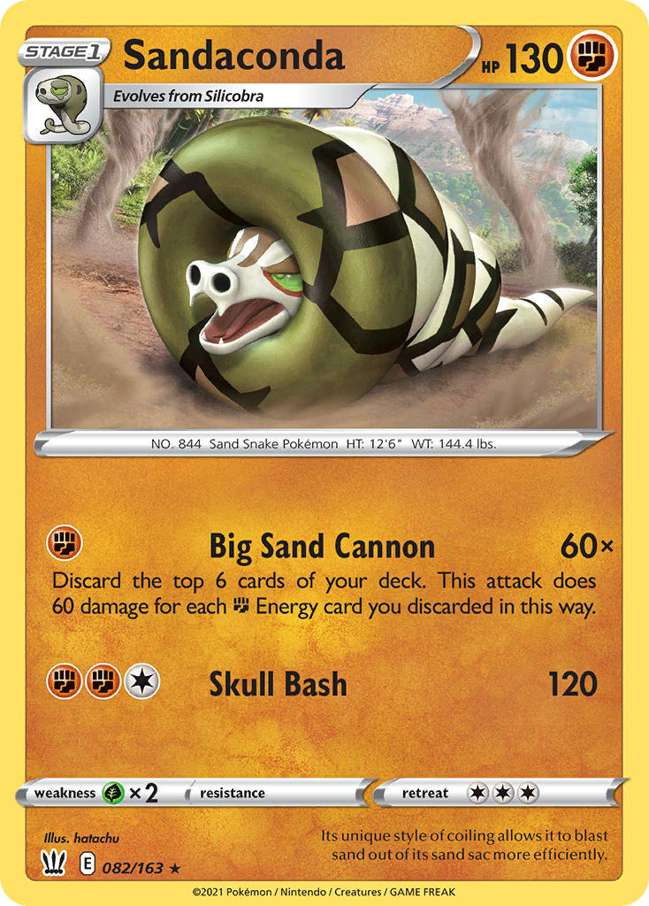 Sandaconda - 082/163 - Pokémon TCG - Near Mint - EN