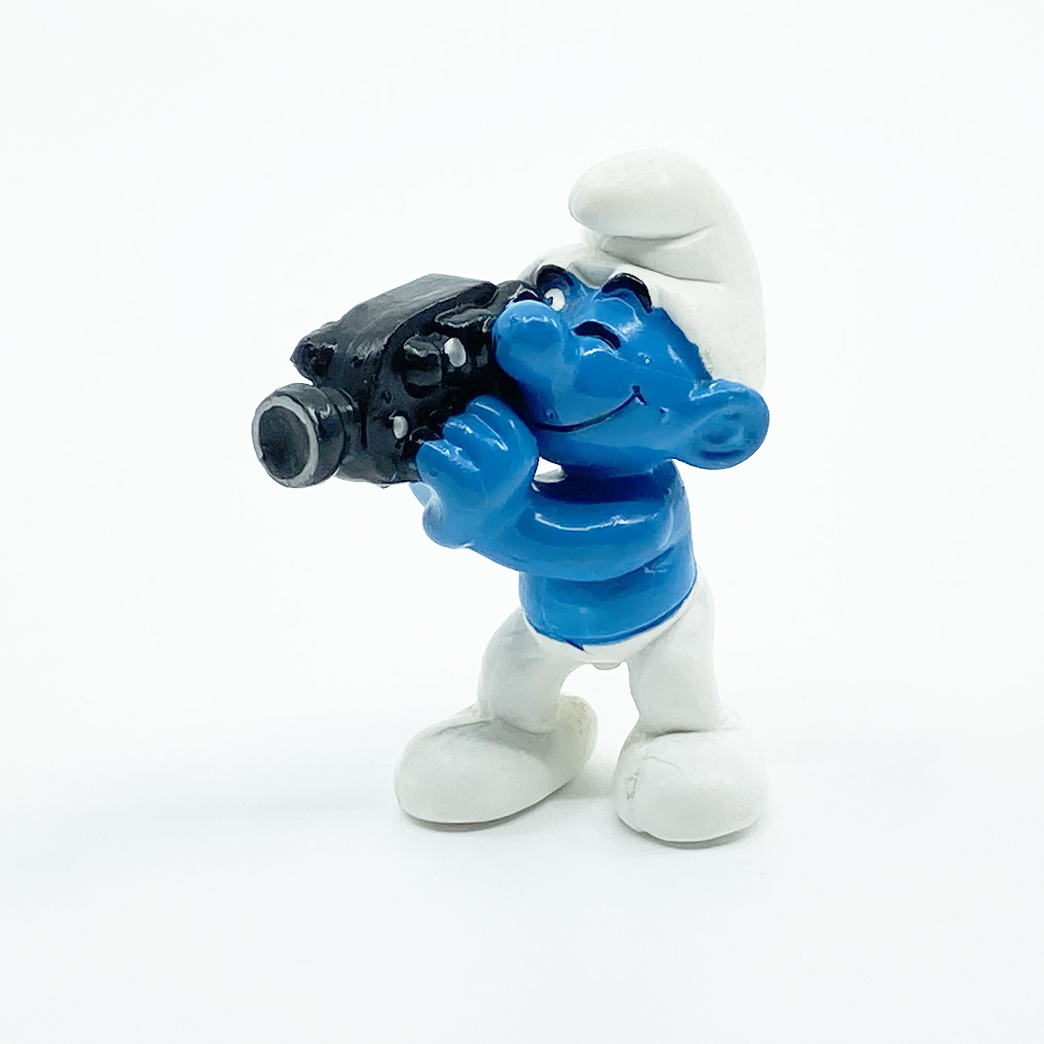 Schlumpf mit Videokamera PVC Figur