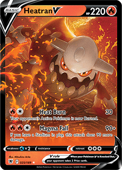 Heatran V - 025/189 - Pokémon TCG - Near Mint - EN