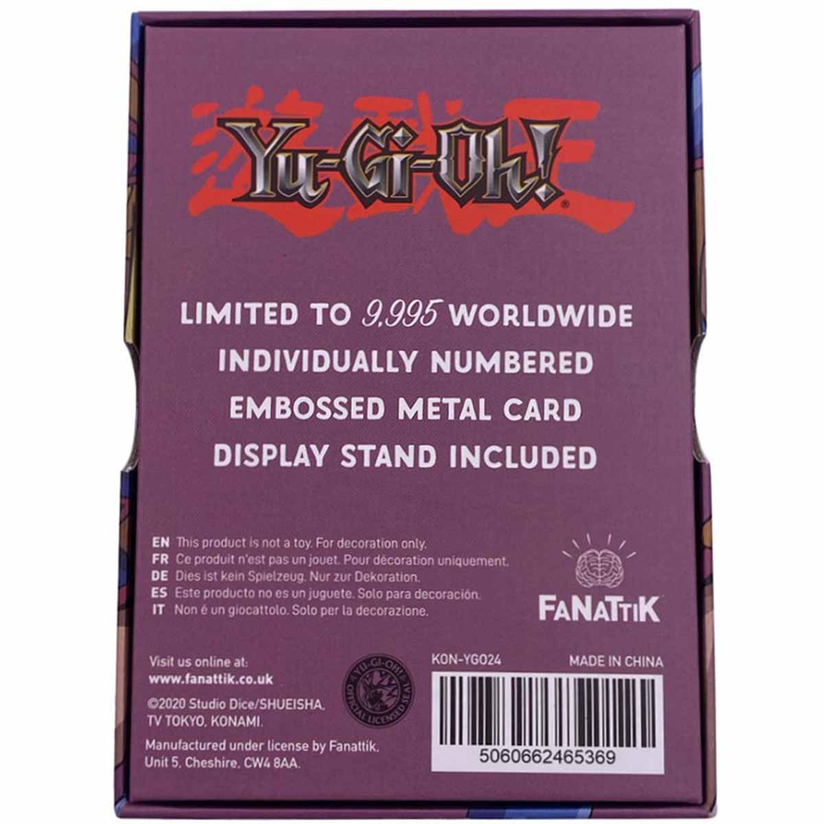 Yu-Gi-Oh! Dunkles Magiermädchen Limited Edition Metallkarte
