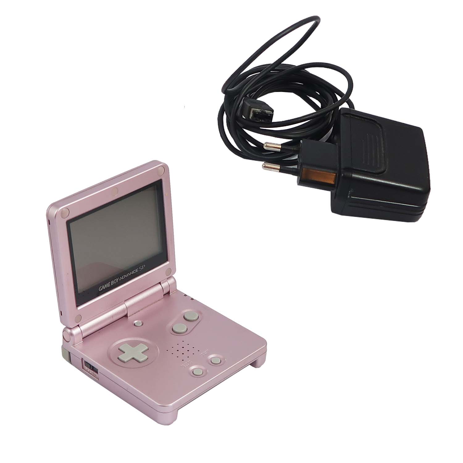 Game Boy Advance SP Pink mit Ladekabel