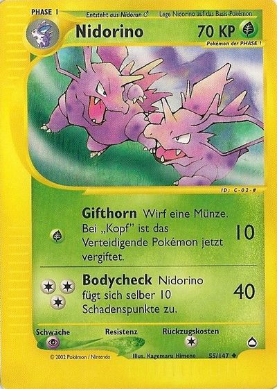 Nidorino 055/147 - Pokémon TCG