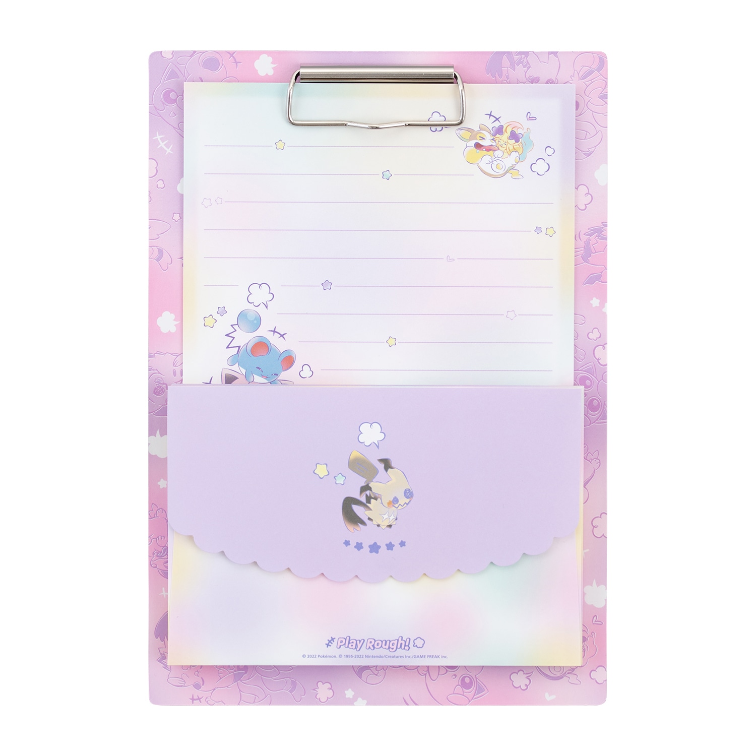 Pokemon Center Letter Set with Binder Play Rough!