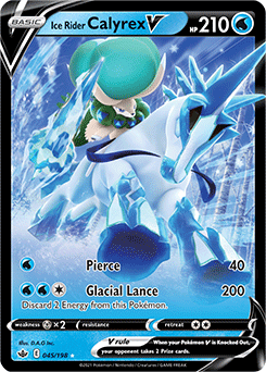 Ice Rider Calyrex V - 045/198 - Pokémon TCG - Near Mint - EN