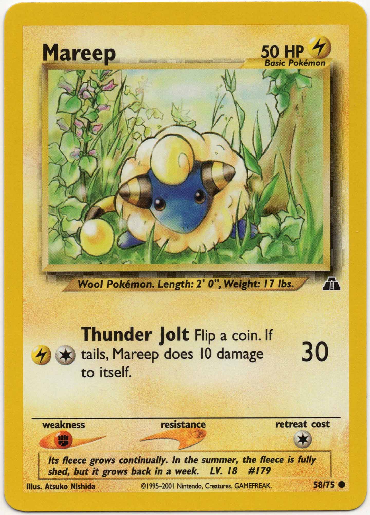 Mareep - 58/75 - Pokémon TCG