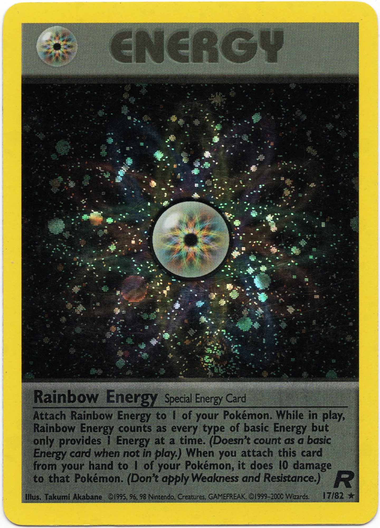 Rainbow Energy - 17/82 - Pokémon TCG (Lightly Played)