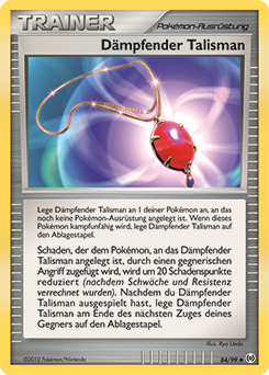 Dämpfender Talisman - 84/99 - Reverse Holo - Pokémon TCG - Near Mint - DE