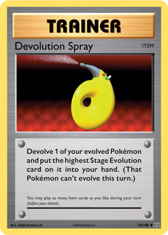 Devolution Spray - 76/108 - Pokémon TCG - Near Mint - EN