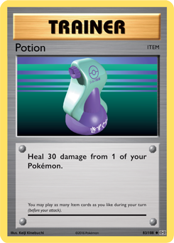 Potion - 83/108 - Pokémon TCG - Near Mint - EN