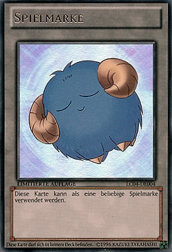 Sündenbock (Blau) Spielmarke - Yu-Gi-Oh!
