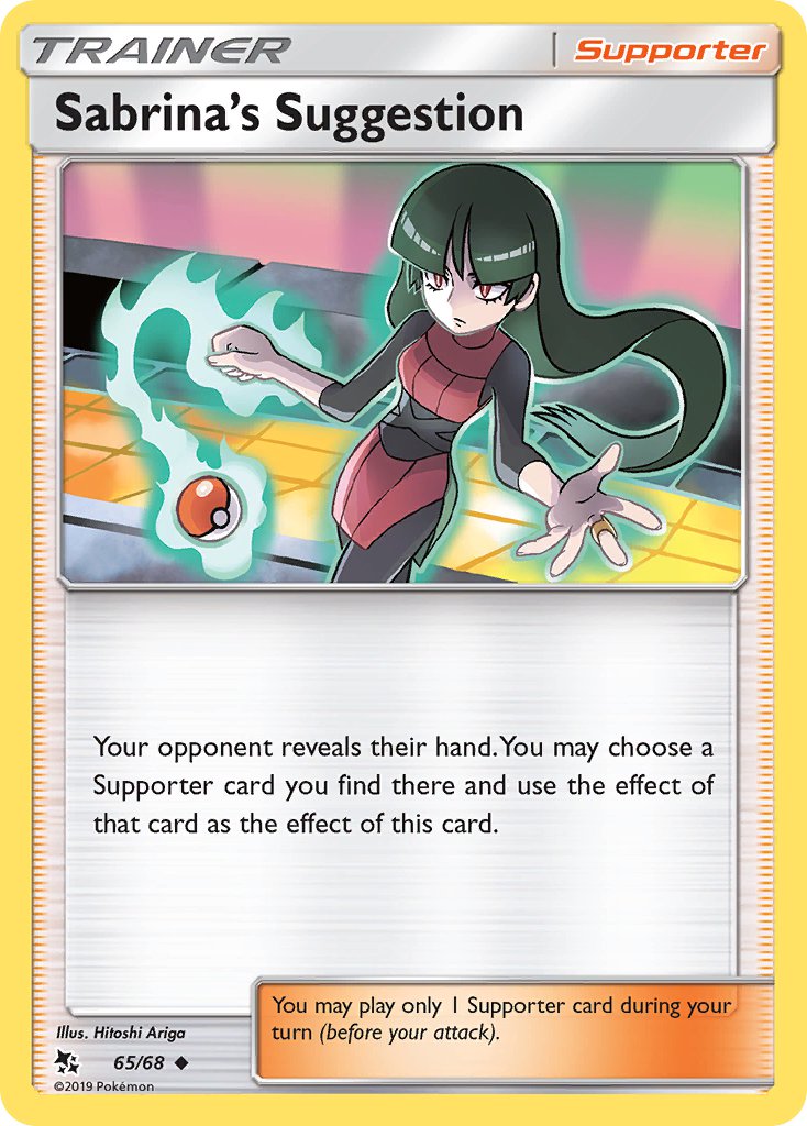 Sabrina’s Suggestion - 65/68 - Pokémon TCG - Near Mint - EN
