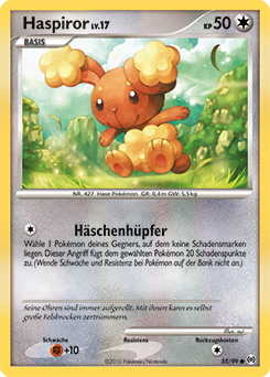 Haspiror - 55/99 - Reverse Holo - Pokémon TCG - Near Mint - DE