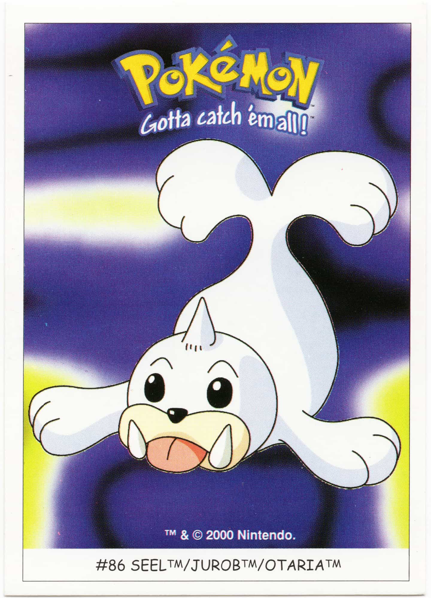 Seel #86 - Pokémon Dunkin Boomer Sticker - Near Mint