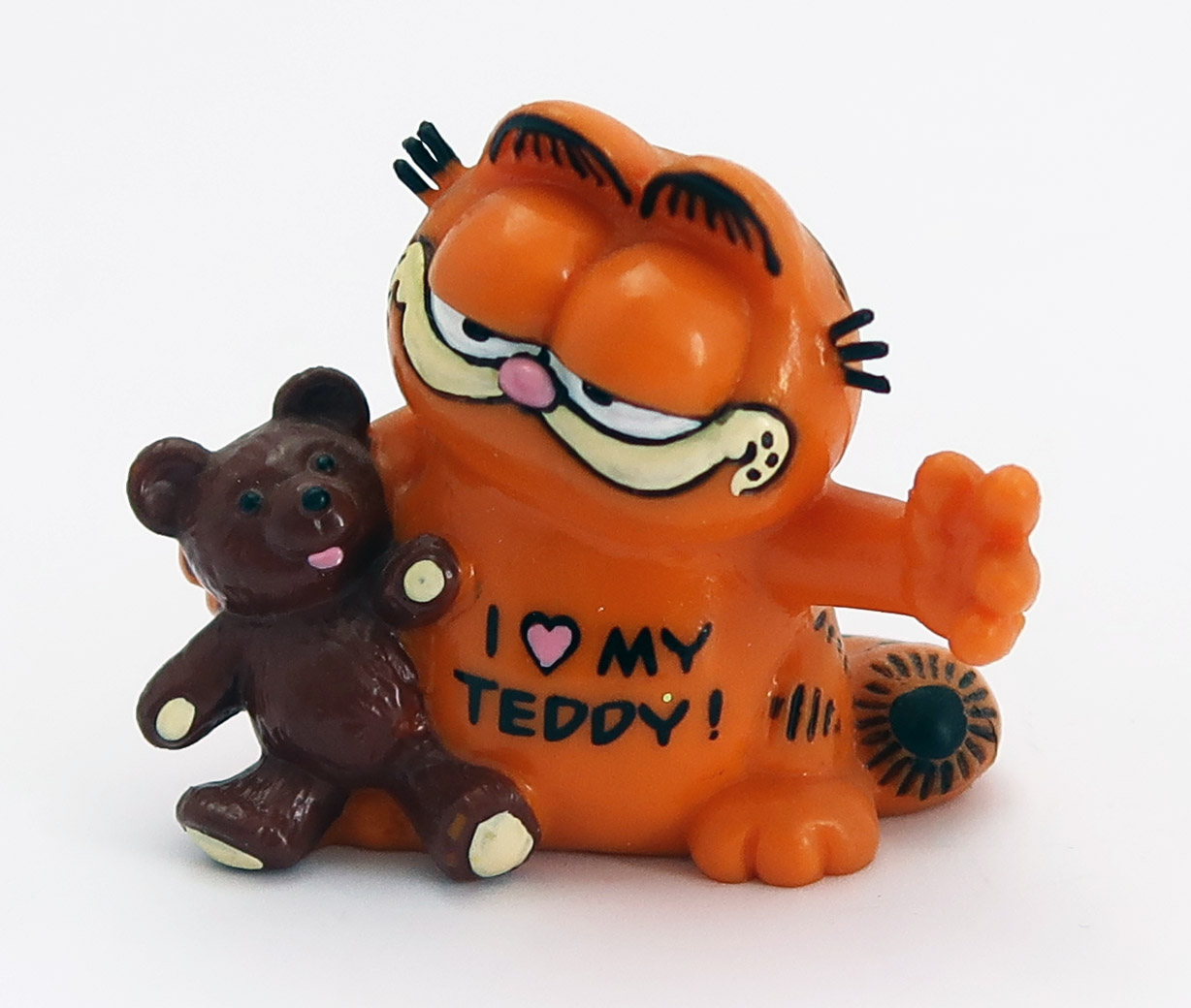 Garfield mit Teddy PVC Figur