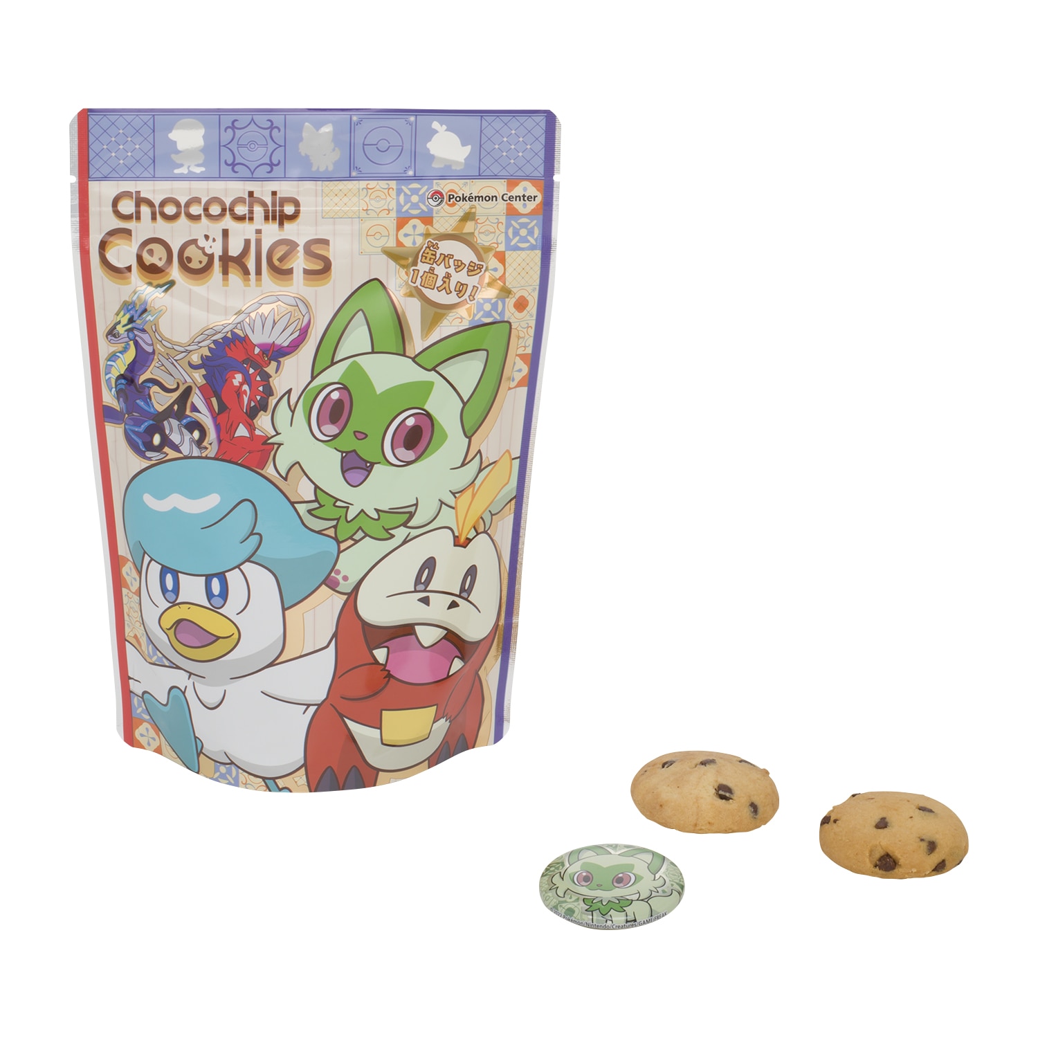Pokemon Center Original Stand-up Pack Chocolate Chip Cookie Scarlet & Violet