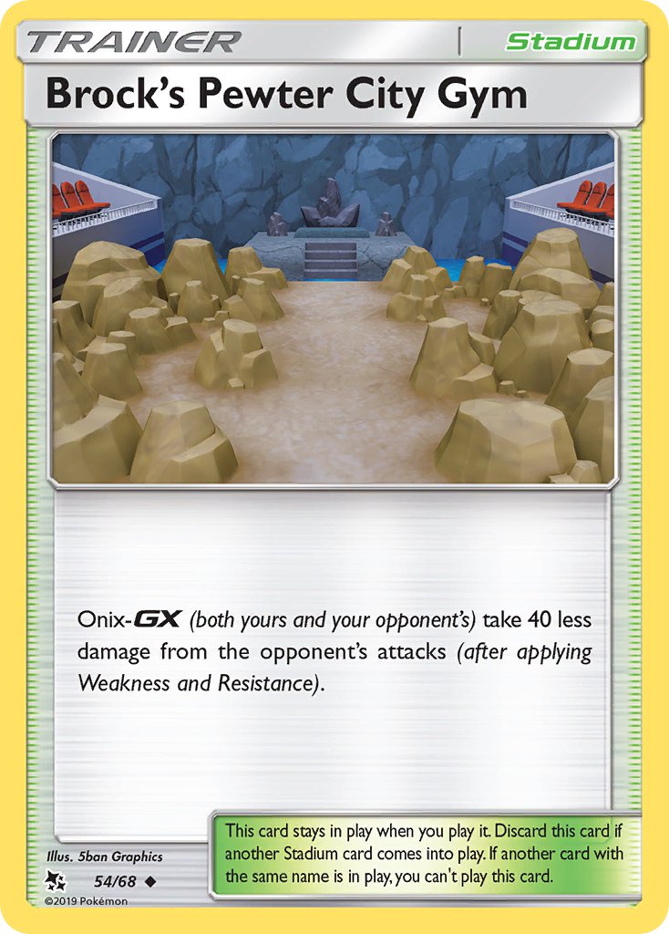 Brock’s Pewter City Gym - 54/68 - Pokémon TCG - Near Mint - EN
