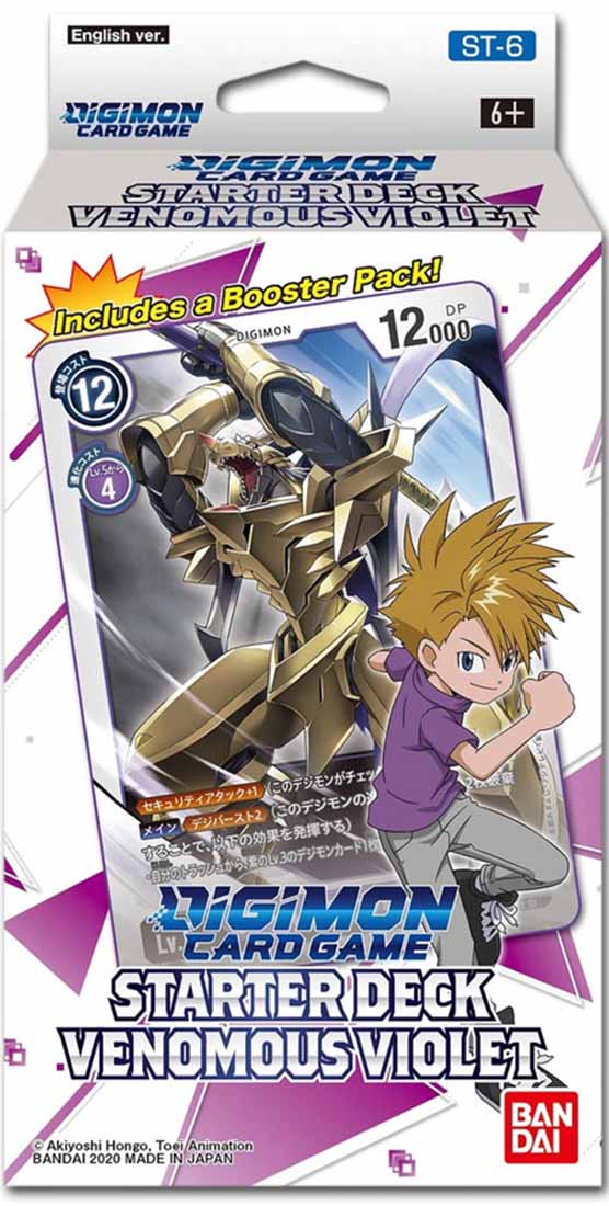 Starter Deck Venomous Violet ST-6 - Digimon Card Game
