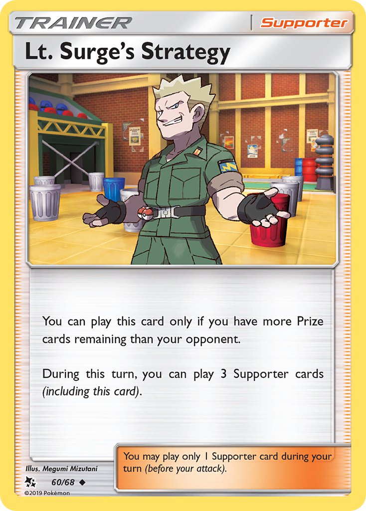 Lt. Surge’s Strategy - 60/68 - Pokémon TCG - Near Mint - EN
