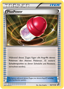 PlusPower - 96/114 - Reverse Holo - Pokémon TCG - Near Mint - DE
