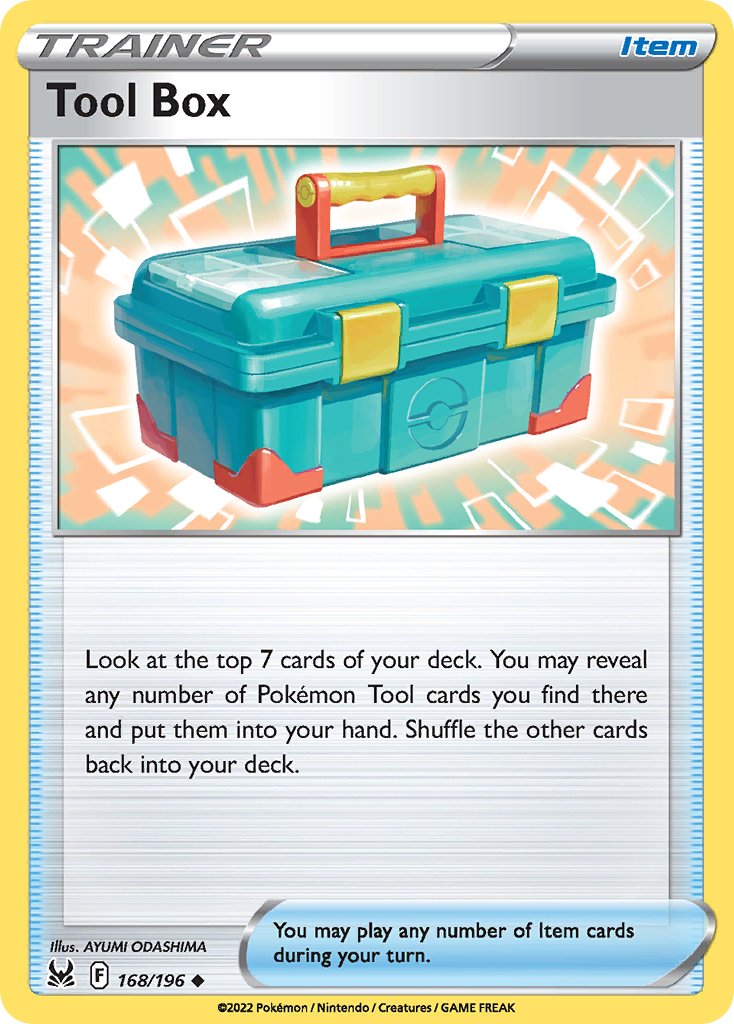 Tool Box - 168/196 - Pokémon TCG - Near Mint - EN