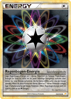 Regenbogen Energie - 104/123 - Reverse Holo - Pokémon TCG - Near Mint - DE