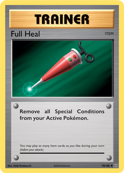Full Heal - 78/108 - Pokémon TCG - Near Mint - EN