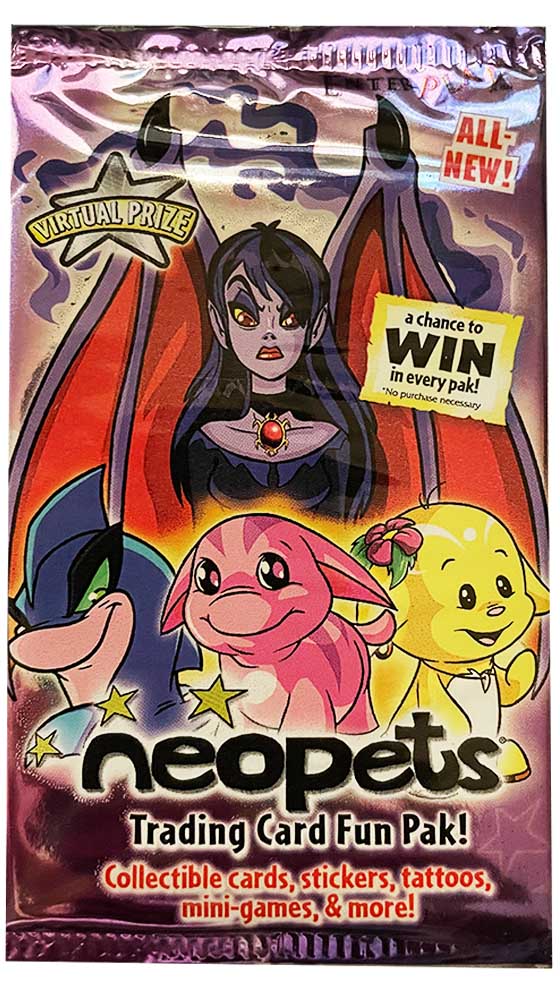 Neopets Trading Card Fun Pak Booster