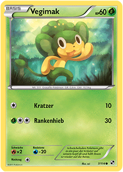 Vegimak - 7/114 - Reverse Holo - Pokémon TCG - Near Mint - DE