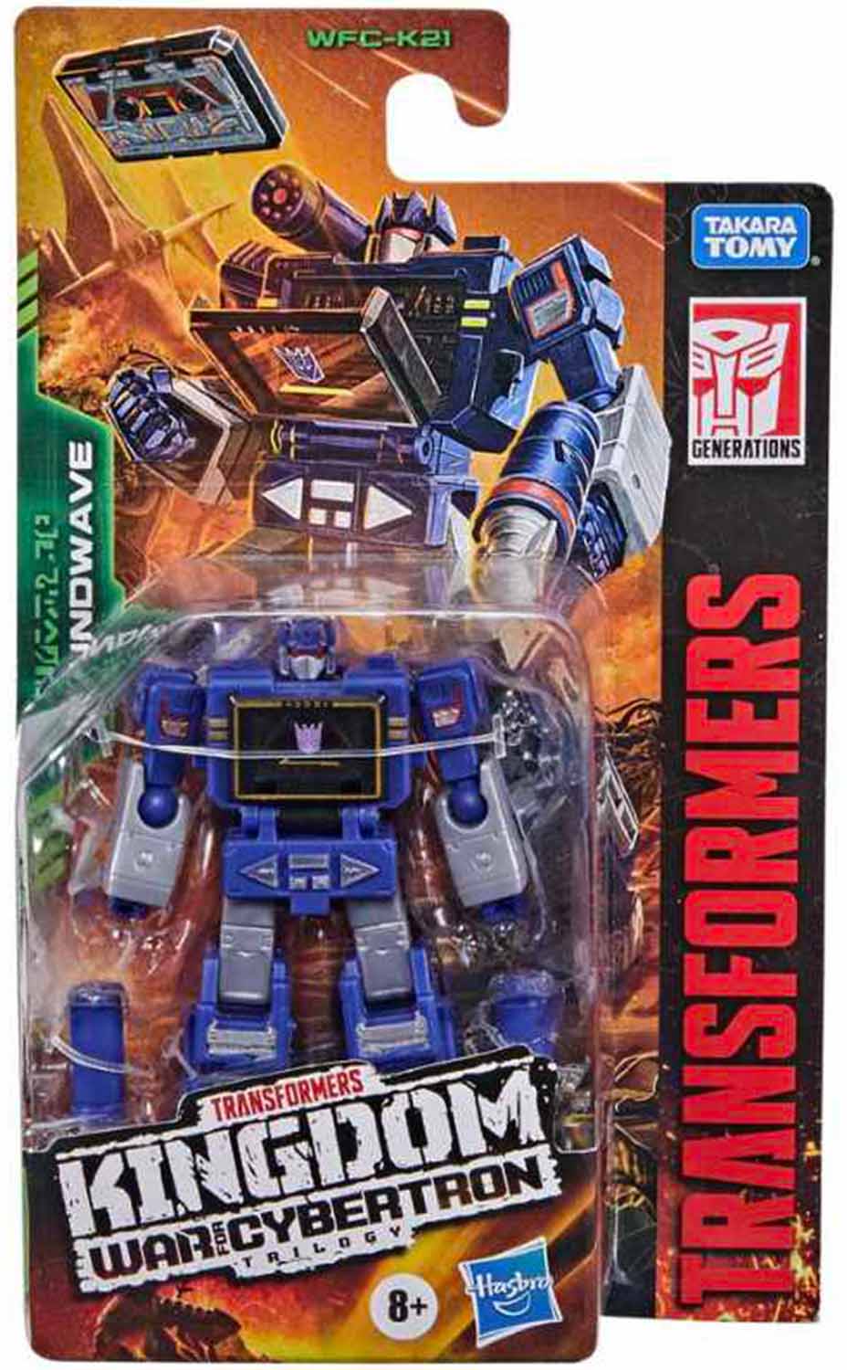 Soundwave Transformers Generations War for Cybertron: Kingdom Core-Klasse WFC-K21 Action-Figur