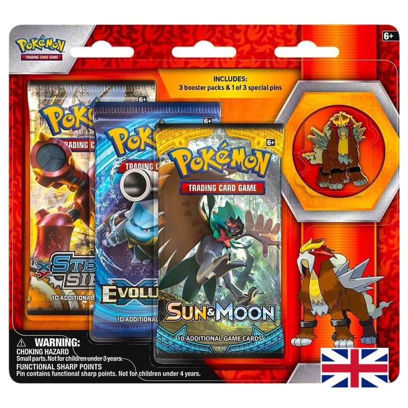 Pokémon Entei Pin Collection Blister