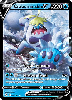 Crabominable V - 076/264 - Pokémon TCG - Near Mint - EN