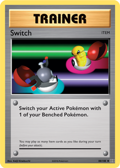 Switch - 88/108 - Pokémon TCG - Near Mint - EN