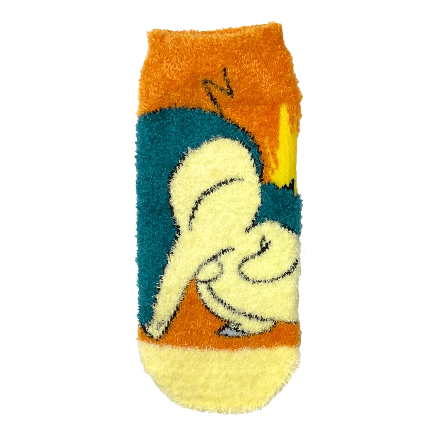 Pokemon Center Original Fluffy Socks Cyndaquil Up (23-25cm)
