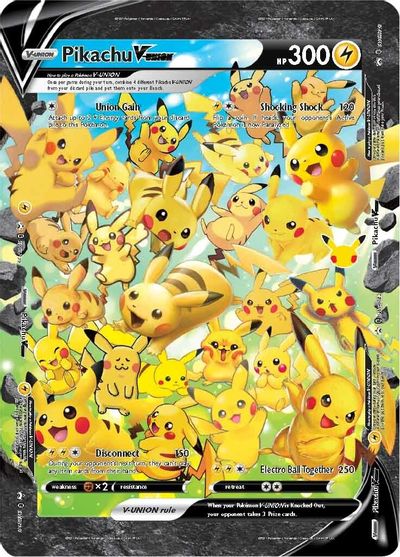 Pikachu V-Union - SWSH141 - Pokémon XXL TCG - EN