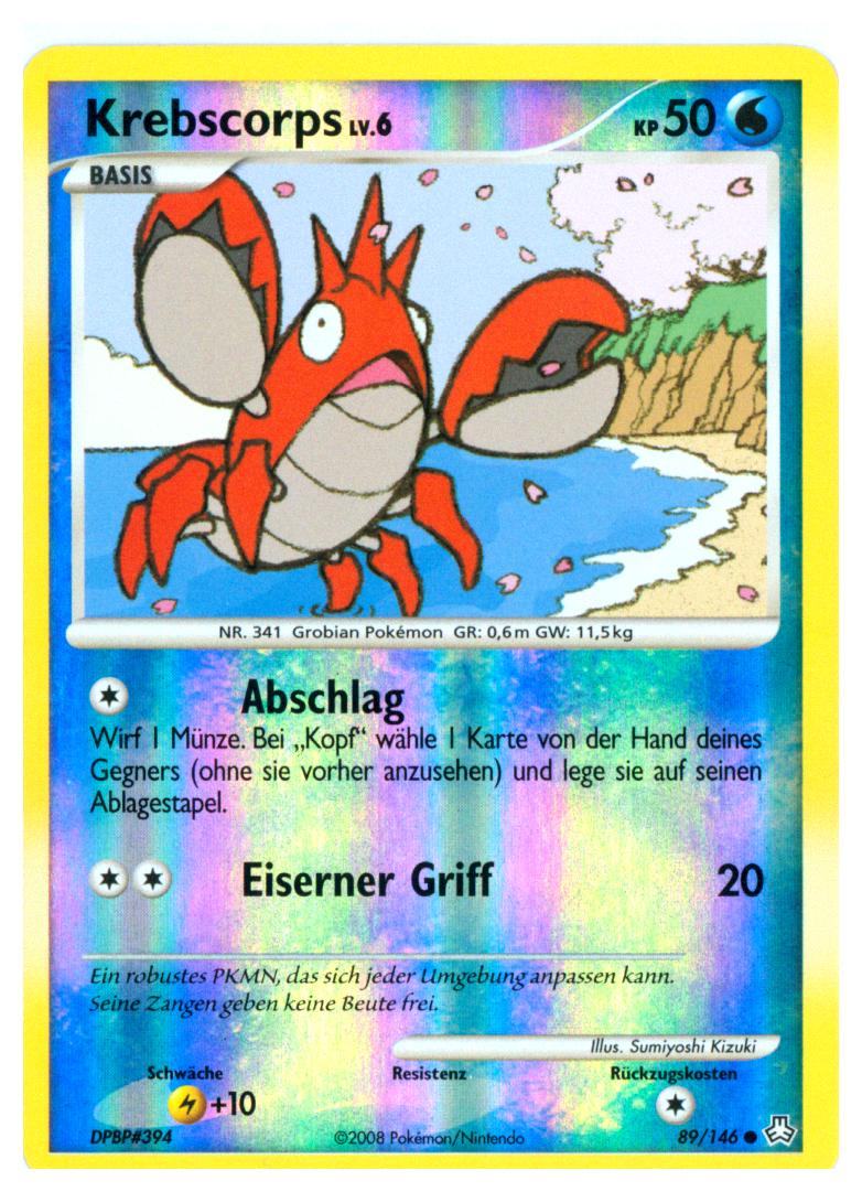 Krebscorps - 89/146 - Pokémon TCG - Near Mint - DE