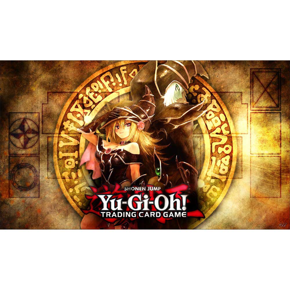 Yu-Gi-Oh! Dunkler Magier & Dunkles Magier Mädchen Spielmatte