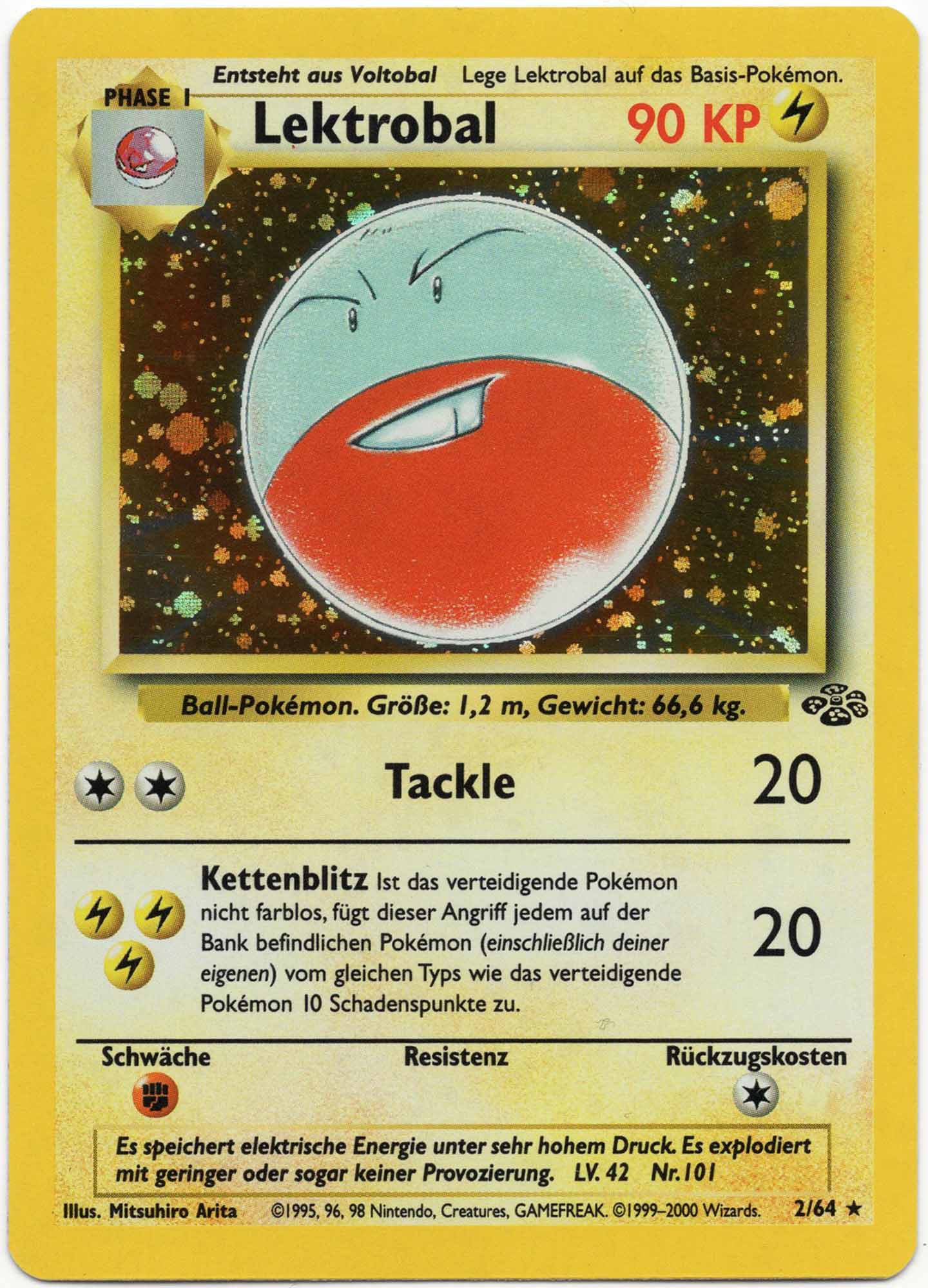 Lektrobal - 2/64 - Pokémon TCG - Lightly Played