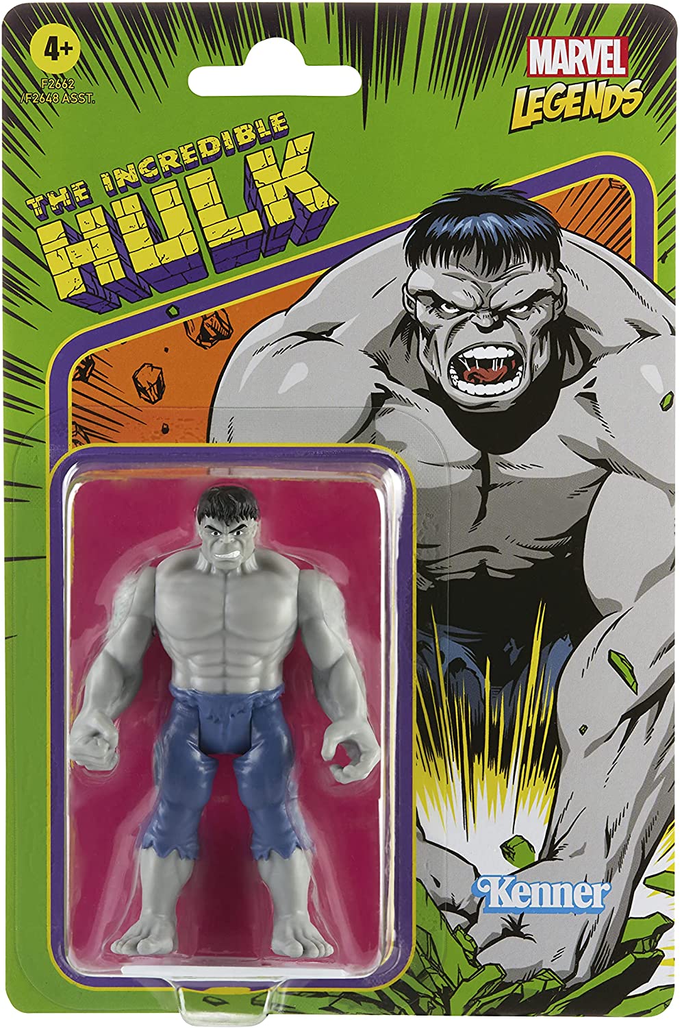 Grey Hulk Actionfigur Marvel Legends Retro Collection