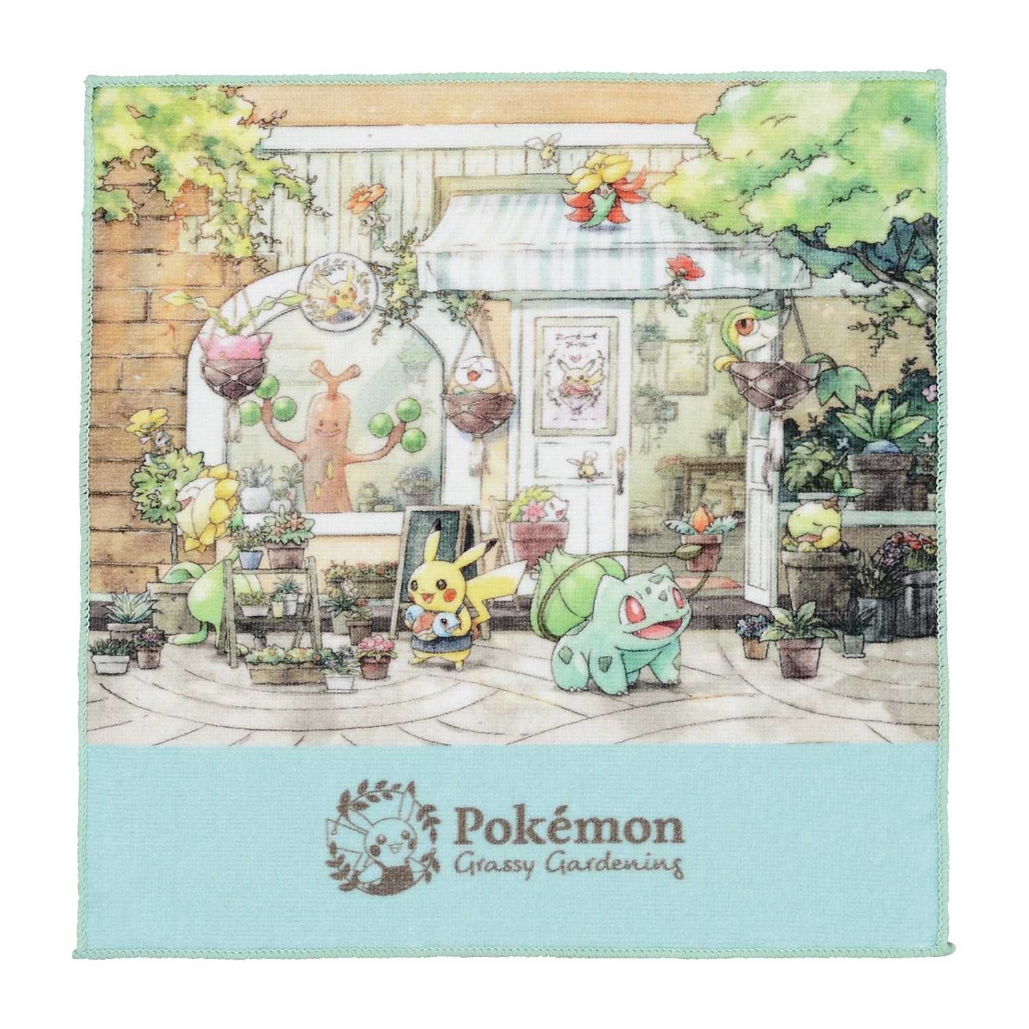 Grassy Gardening Pikachu Hand Towel - 25 x 25 cm