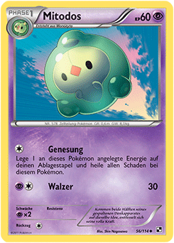 Mitodos - 56/114 - Reverse Holo - Pokémon TCG - Near Mint - DE