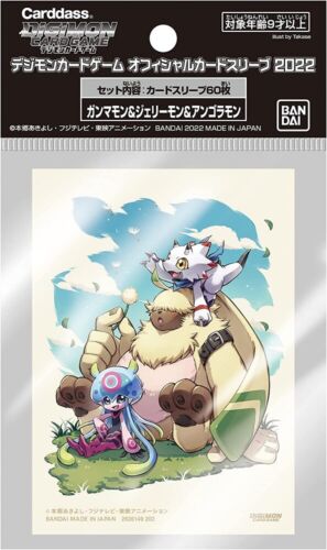 Digimon Card Game Official Card Sleeves 2022 Gammammon, Jerry Mon, Angoramon